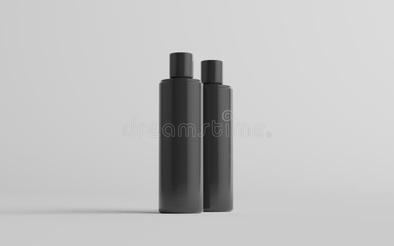 Download 250ml Black Plastic Shampoo Shower Gel Skin Tonic Cosmetic Bottle Mockup Two Bottles 3d Illustration Stock Illustration Illustration Of Identity Branding 184880064