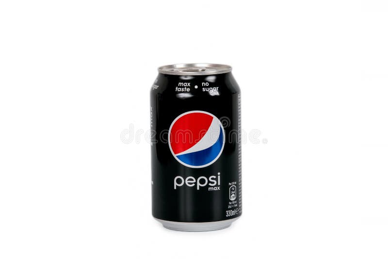 330ml Pepsi Can Isolated on White Background Editorial Photography ...