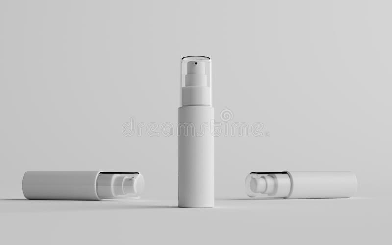 Download Free 50ml White Plastic Spray Bottle Mockup Two Bottles 3d Illustration Stock Illustration Illustration Of Haircare Mock 187084872 PSD Mockup Template