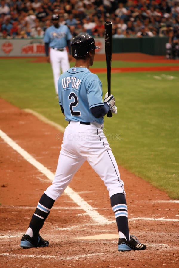 MLB Tampa Bay Rays Player BJ Upton Editorial Stock Photo Image of