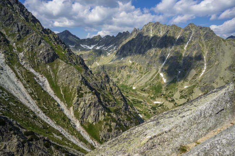 Mlynická dolina - pohľad z Predného Soliska. Slovensko