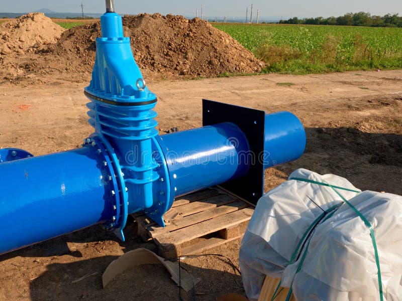 500mm drink water Gate valve joint with screwed pipe fitting