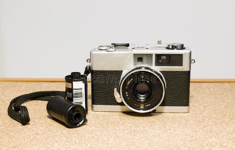 35mm Film Cameras, and Films Stock Image Image of close, body 51496577