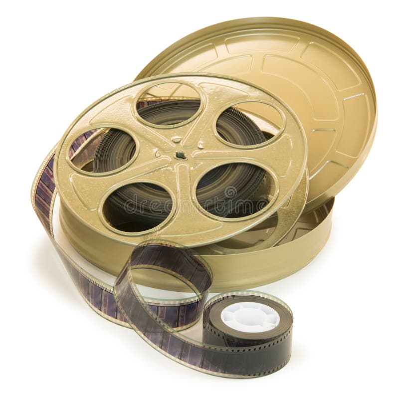 35mm Film in Reel and Its Can Stock Photo - Image of obsolete, remember:  31925084