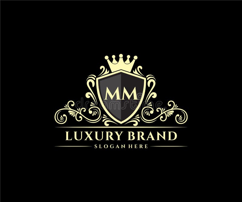 Premium Vector  Modern monogram initial letter mm logo design