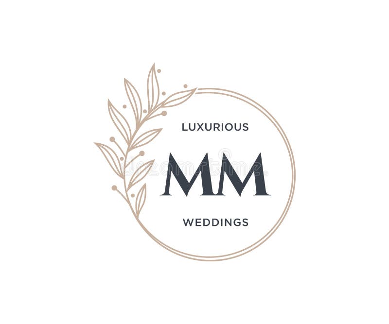 Mm Wedding Monogram Stock Illustrations – 297 Mm Wedding Monogram Stock  Illustrations, Vectors & Clipart - Dreamstime