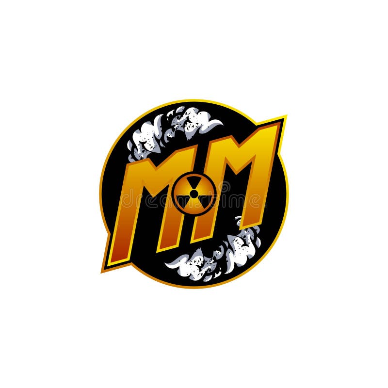 stylish monogram mm logo