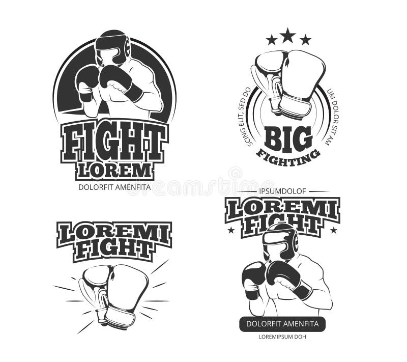 MMA rocznika wektorowi emblematy, etykietki, odznaka, logowie royalty ilustracja MMA rocznika wektorowi emblematy, etykietki, odznaka, logowie royalty ilustracja