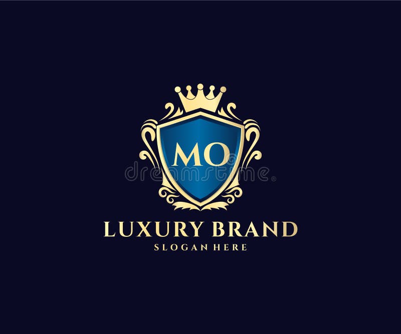 MO Initial Letter Gold Calligraphic Feminine Floral Hand Drawn Heraldic ...