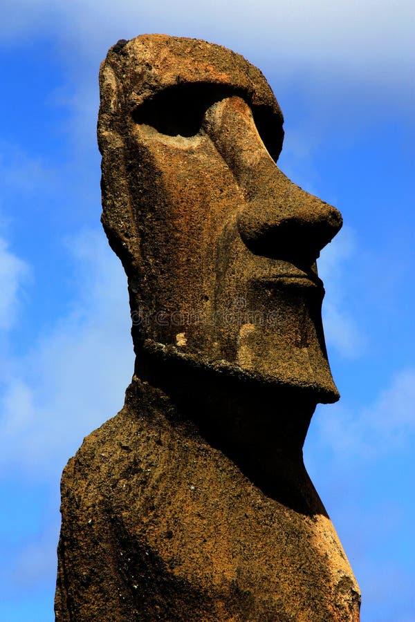 Moai stock photo. Image of figure, moai, island, ancient 20441578