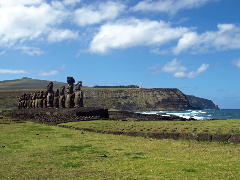 Moai on Easter Island