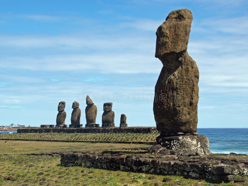 Moai on Easter Island