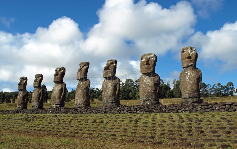 Moai on Easter Island