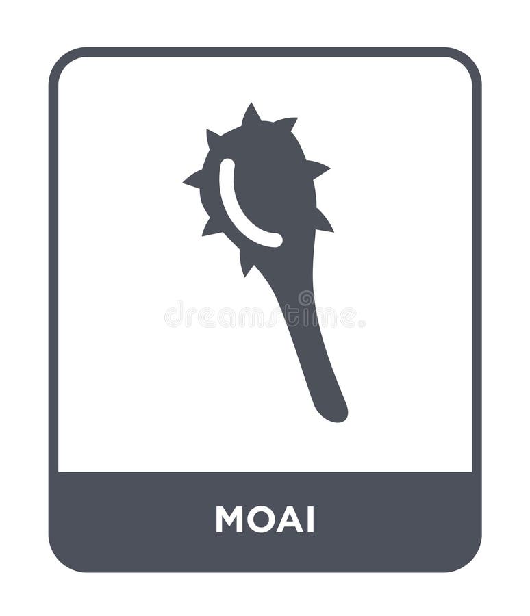 Isolated Moai Emoji Vector Flat Icon Stock Vector (Royalty Free