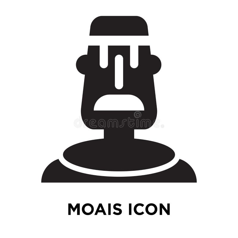 Moyai Emoji Moai Emoji Easter Island Black | Art Board Print