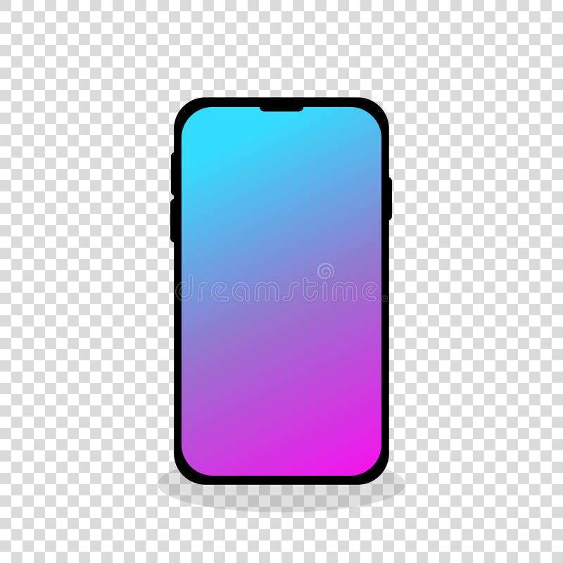 mobiel telefoon nieuw touch screen lege achtergrond stock illustratie mobiel telefoon nieuw touch screen lege achtergrond stock illustratie