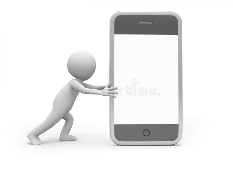 Mobiele telefoon royalty-vrije illustratie Mobiele telefoon royalty-vrije illustratie