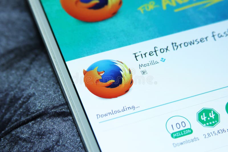 Mobil app för Firefox rengöringsdukwebbläsare royaltyfri foto Mobil app för Firefox rengöringsdukwebbläsare royaltyfri foto
