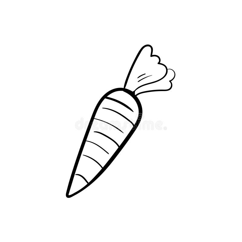 Carrot Nose Clipart Black And White