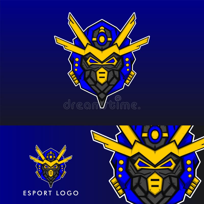 Premium Vector  Robot gamer mascot esport logo