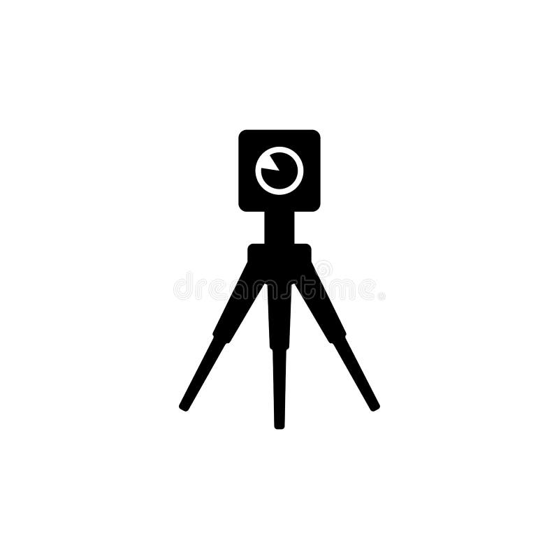 Theodolite icon vector isolated on white,simple sign and symbol vector. Theodolite logo vectors