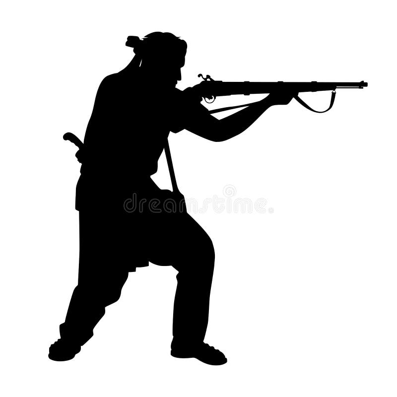 Wild West Lever Action Rifle Vector Stock Vector (Royalty Free) 1622286370