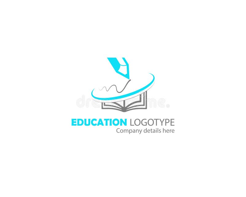 Creative Vector Education Logo Template - Learning Logotype School College University Logo Icon royalty free illustration
