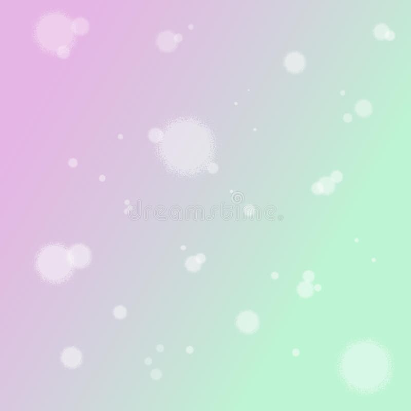 Abstract Background. Pink and Mint Colored Background with Blots