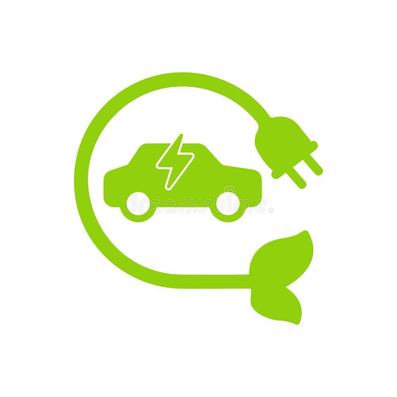 Charging Stations Vector Icon. Electric Car Icon. Electric Car Charge