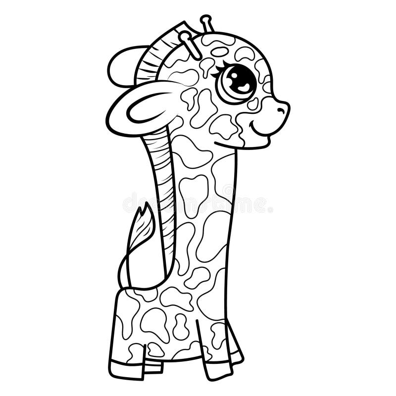 Giraffe Colouring Pages Color Stock Illustrations 29 Giraffe