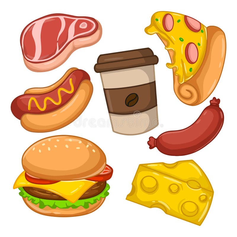 fast-food-icons-set-stock-vector-illustration-of-hamburger-342323368