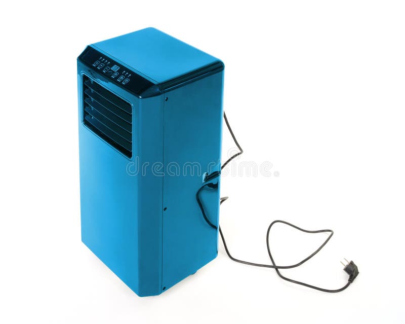 Mobile Air Conditioning Unit, Small Air Heat Pump Isolated - Cold Stock ...