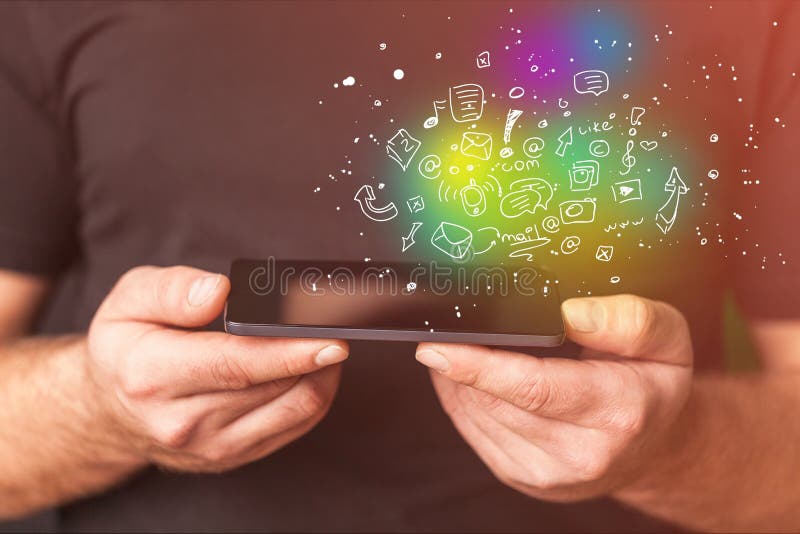 Mobile apps royalty free stock images