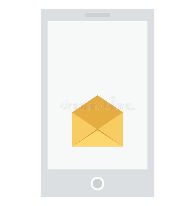 Mobile Chat Isolated Vector icon that can be easily edit or modified vector illustration