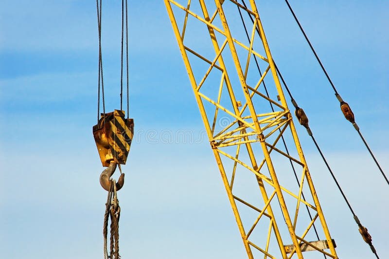 Mobile crane hook