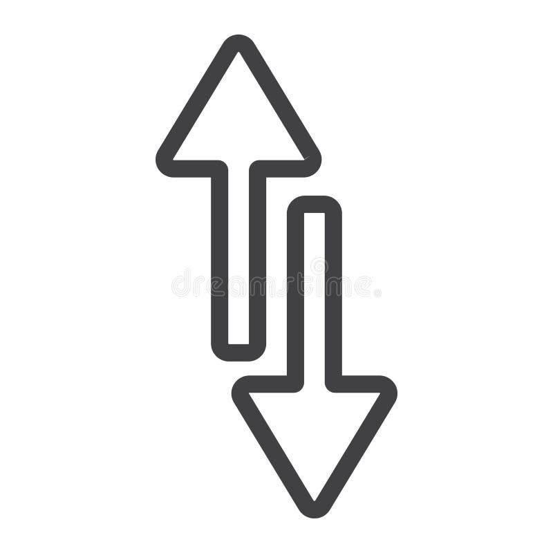 Mobile Data line icon, web and mobile royalty free illustration