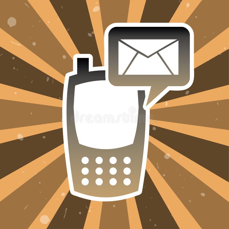 Mobile royalty free illustration