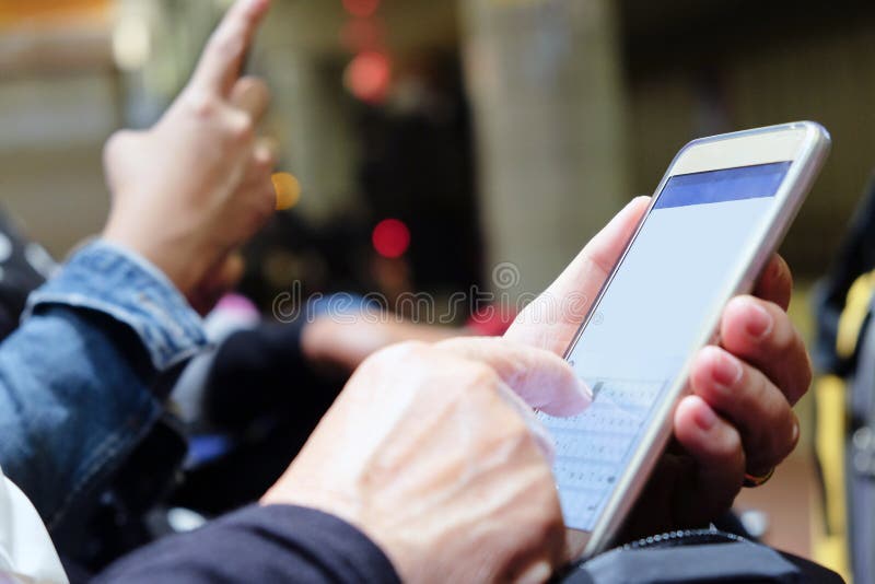Mobile devices stock image