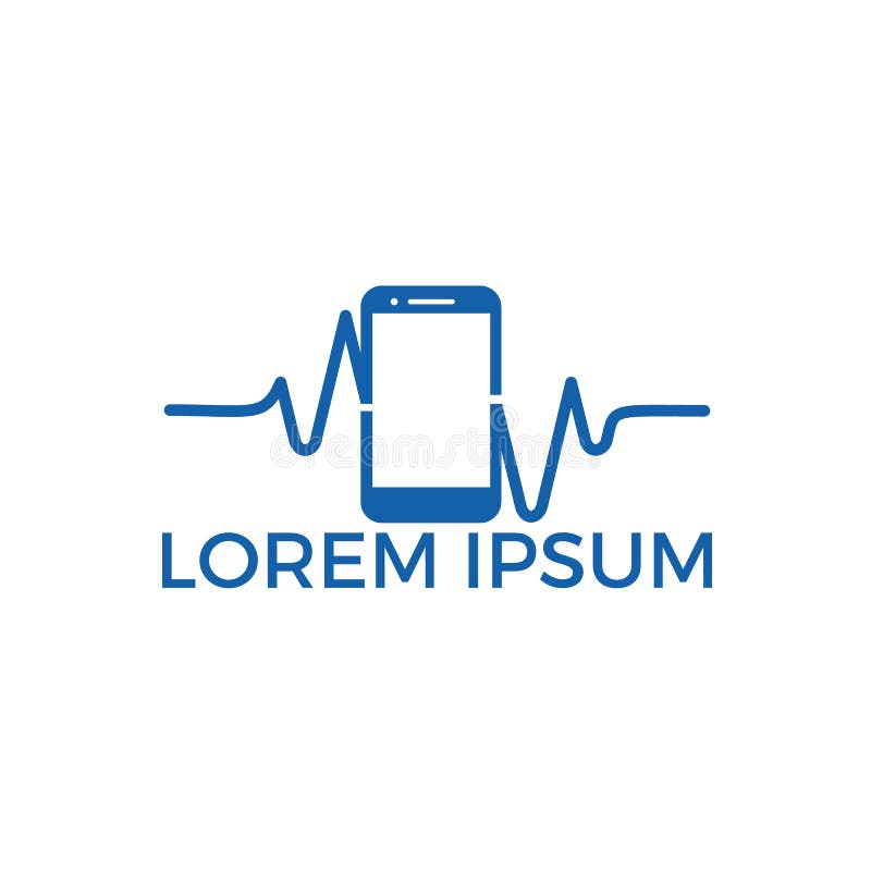 stylized cardiograph logo stylized cardiograph logo