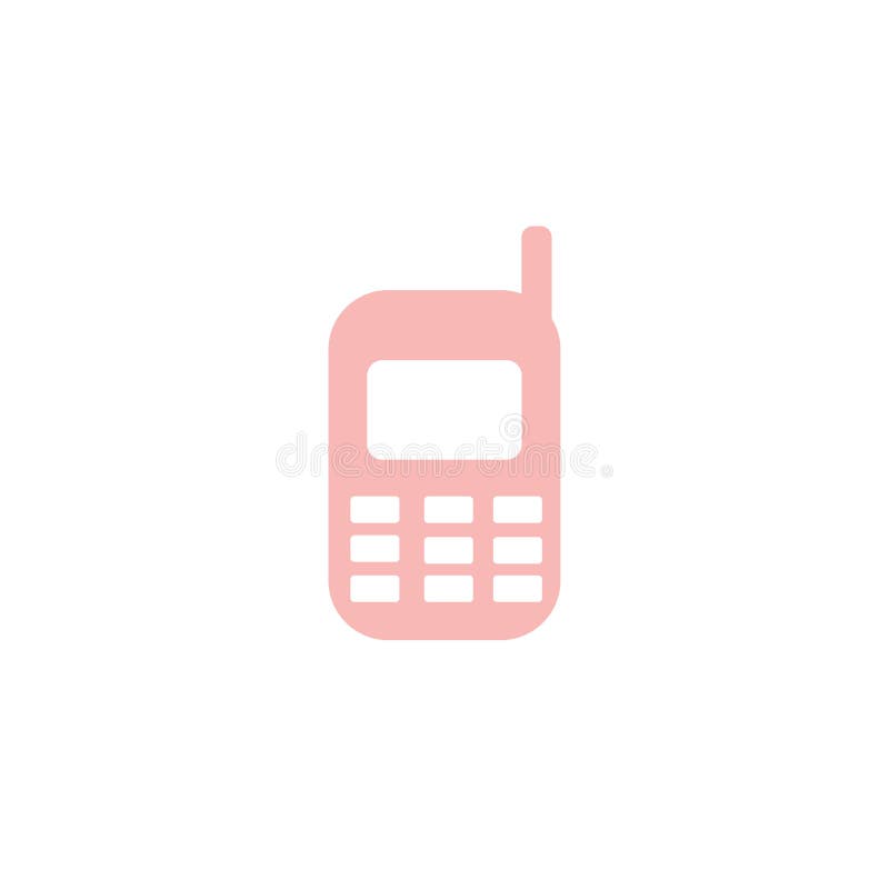 flip phone clipart white color