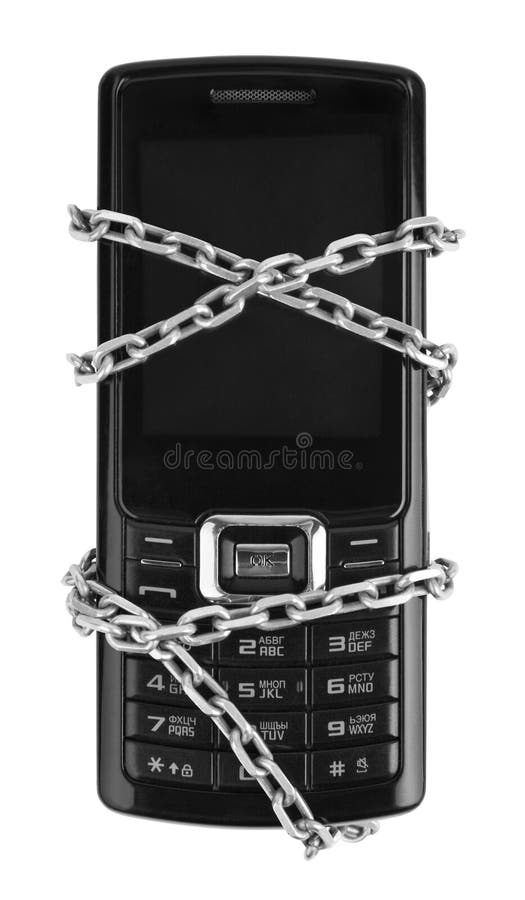 Mobile phone with chain