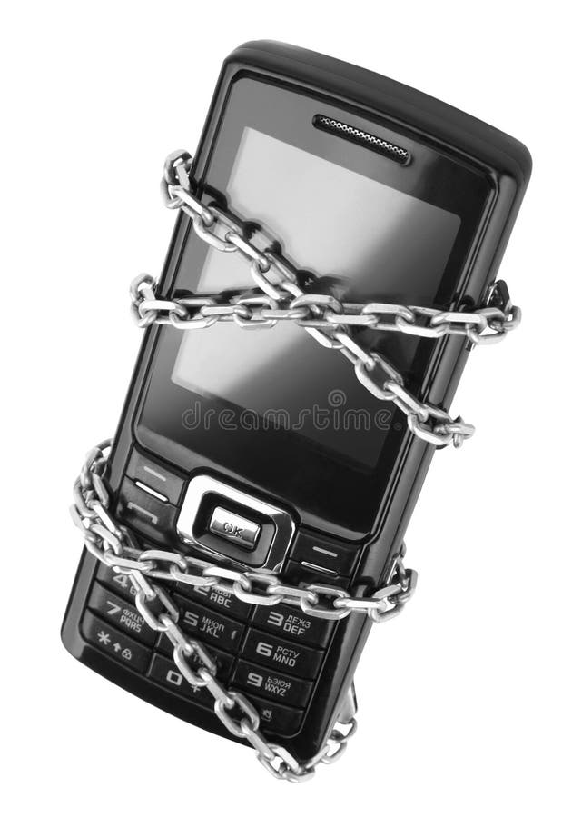 Mobile phone with chain