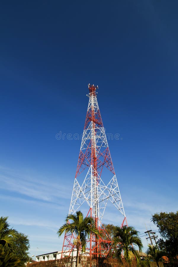 Mobile Phone Communication Repeater Antenna Tower Stock Photo Image