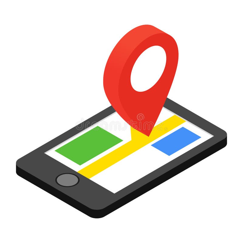 Gps navigation system device Royalty Free Vector Image