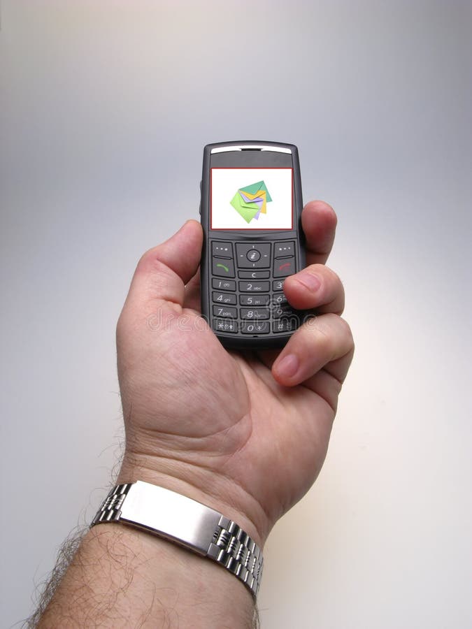 Mobile phone in hand