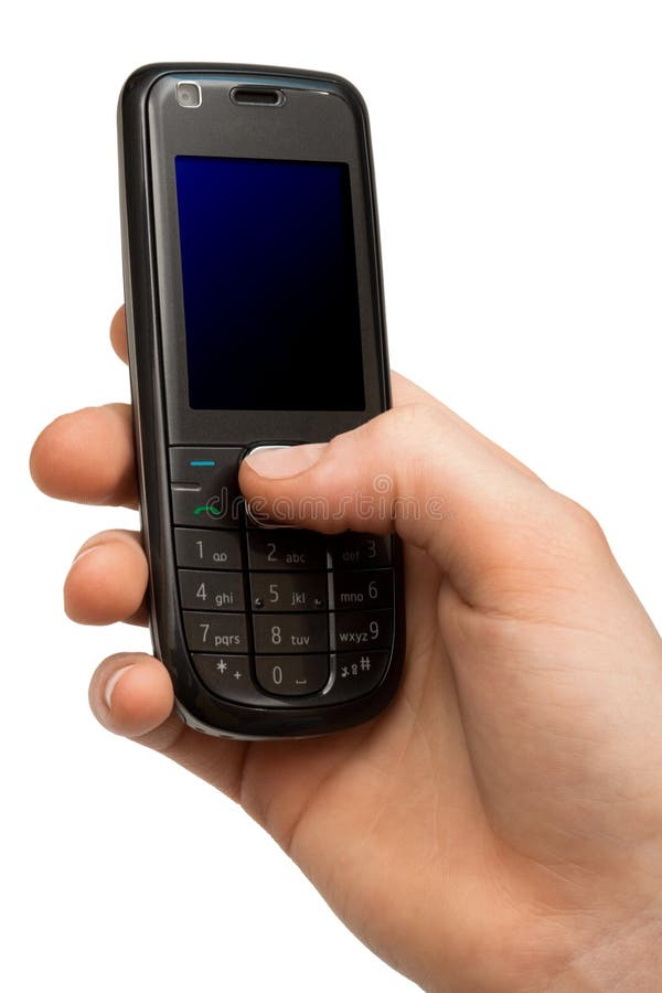 Mobile phone in a hand