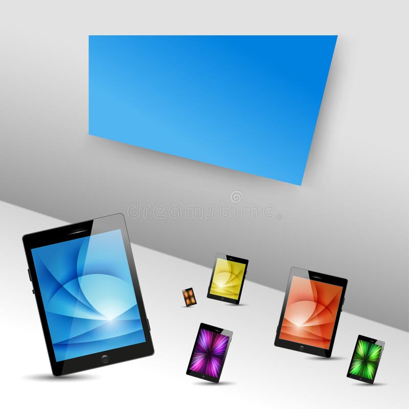Mobile phone icons vector illustration Mobile phone icons vector illustration