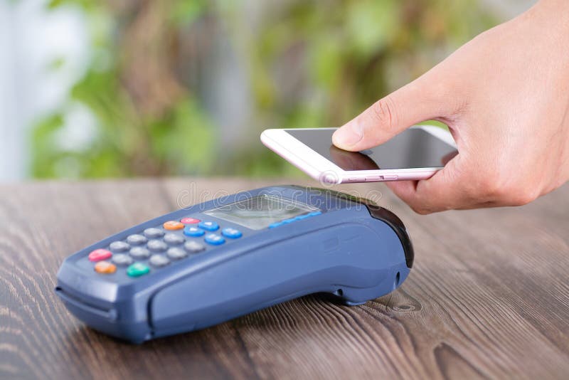 Mobile phone scan code payment. Code division stock images, royalty-free photos and pictures