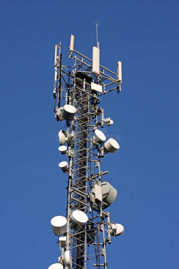 Cell Phone Antenna Tower stock photo. Image of cellular 21299070