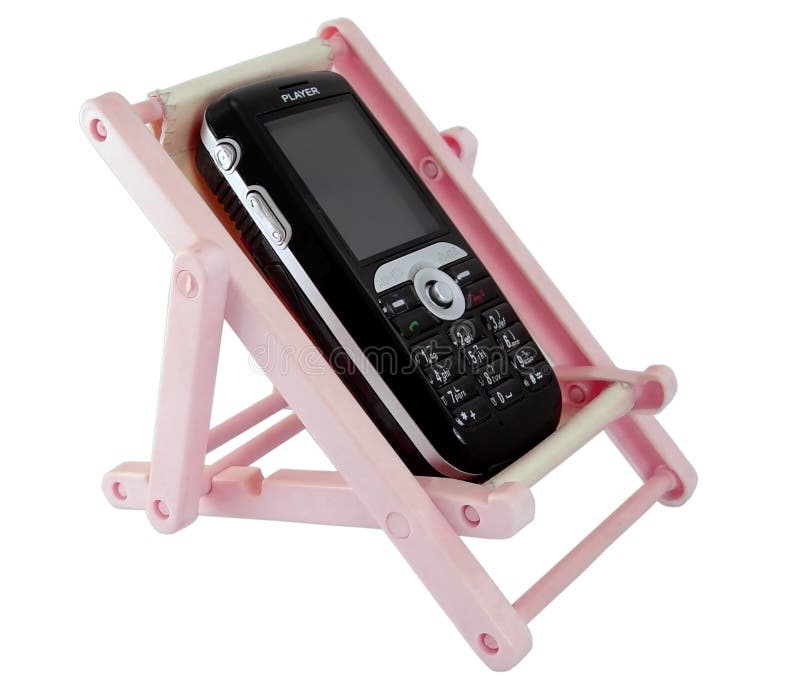 The mobile phones in rest stock image. Image of black 1828441